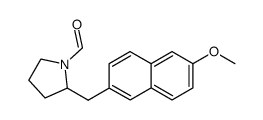 2-((6-methoxynaphthalen-2-yl)methyl)pyrrolidine-1-carbaldehyde结构式