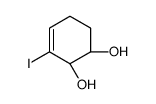 (1S,2R)-3-iodocyclohex-3-ene-1,2-diol Structure