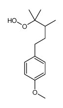 1-(4-hydroperoxy-3,4-dimethylpentyl)-4-methoxybenzene结构式