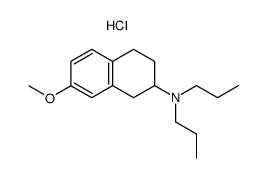 N,N-dipropyl-7-methoxy-1,2,3,4-tetrahydro-2-naphthylamine hydrochloride结构式