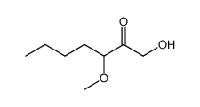 1-hydroxy-3-methoxyheptan-2-one结构式