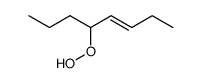 5-octen-4-yl hydroperoxide结构式