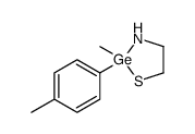 2-azanidylethanethiolate, methyl-(4-methylphenyl)germanium structure