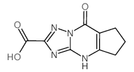 8-Oxo-5,6,7,8-tetrahydro-4H-cyclopenta[d][1,2,4]-triazolo[1,5-a]pyrimidine-2-carboxylic acid结构式