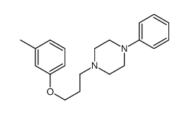 1-[3-(3-methylphenoxy)propyl]-4-phenylpiperazine结构式