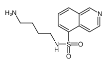 N-(4-aminobutyl)isoquinoline-5-sulfonamide结构式