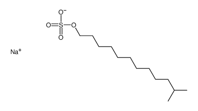 sodium,11-methyldodecyl sulfate Structure