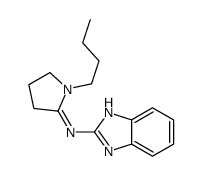 (Z)-N-(1H-benzimidazol-2-yl)-1-butylpyrrolidin-2-imine Structure