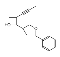 (2R,3R,4R)-2,4-dimethyl-1-phenylmethoxyhept-5-yn-3-ol结构式