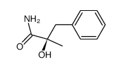 (R)-(+)-2-methyl-2-hydroxy-3-phenylpropionamide结构式