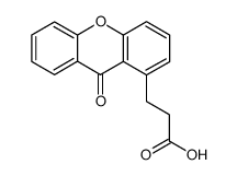 3-(9-oxo-xanthen-1-yl)-propionic acid Structure