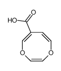 1,4-dioxocine-6-carboxylic acid Structure