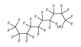 1,1,2,2,3,3,4,4,5,5,6,6,7,7,8,8,9,9,10,10,10-henicosafluorodecan-1-ol结构式