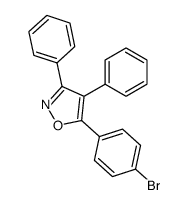 5-(4-bromo-phenyl)-3,4-diphenyl-isoxazole Structure