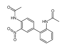 N,N'-(3'-nitro-biphenyl-2,4'-diyl)-bis-acetamide结构式