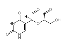 5-Pyrimidineacetaldehyde,a-[(R)-1-formyl-2-hydroxyethoxy]-1,2,3,4-tetrahydro-2,4-dioxo-,(aS)- (9CI)结构式