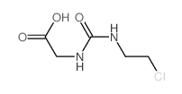 2-(2-chloroethylcarbamoylamino)acetic acid Structure