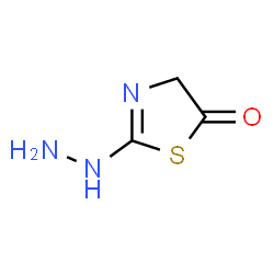 5(4H)-Thiazolone,2-hydrazinyl-结构式