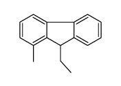 9-ethyl-1-methyl-9H-fluorene结构式