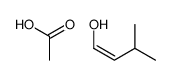acetic acid,3-methylbut-1-en-1-ol Structure