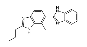 2-n-丙基-4-甲基-6-(1-苯并咪唑-2-基)苯并咪唑图片