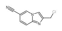 2-CHLOROMETHYL-IMIDAZO[1,2-A]PYRIDINE-6-CARBONITRILE structure