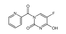 5-fluoro-1-(pyridine-2-carbonyl)pyrimidine-2,4-dione Structure