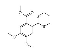 methyl 2-(1,3-dithian-2-yl)-4,5-dimethoxybenzoate结构式