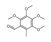 6-METHYL-2,3,4,5-TETRAMETHOXYBENZALDEHYDE结构式