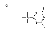(4-methoxy-6-methylpyrimidin-2-yl)-trimethylazanium,chloride结构式