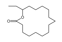 16-ethyl-oxacyclohexadecan-2-one Structure