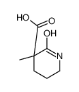 3-methyl-2-oxopiperidine-3-carboxylic acid结构式