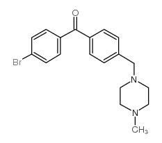 4-BROMO-4'-(4-METHYLPIPERAZINOMETHYL) BENZOPHENONE structure
