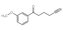 5-(3-METHOXYPHENYL)-5-OXOVALERONITRILE结构式