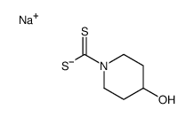 4-Hydroxypiperidine-N-dithiocarboxylate Structure