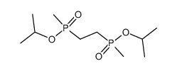 Ethylene-1,2-bis(methylphosphinate d'isopropyle)结构式