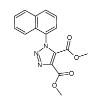 1-(1-Naphtyl)-1H-1,2,3-triazole-4,5-dicarboxylic acid dimethyl ester Structure