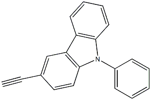3-ethynyl-9-phenyl-9H-carbazole结构式