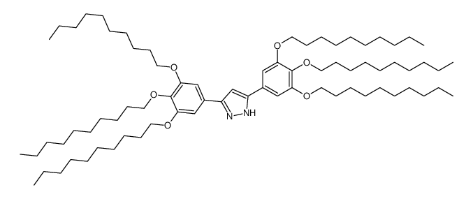 3,5-bis(3,4,5-tris-decoxyphenyl)-1H-pyrazole Structure