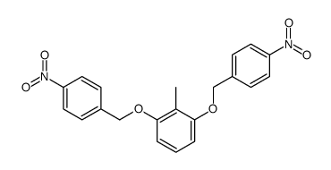 2-methyl-1,3-bis[(4-nitrophenyl)methoxy]benzene结构式