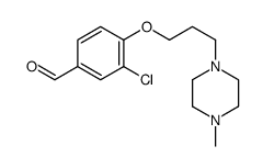3-chloro-4-[3-(4-methylpiperazin-1-yl)propoxy]benzaldehyde Structure