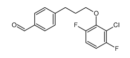 4-[3-(2-chloro-3,6-difluorophenoxy)propyl]benzaldehyde Structure