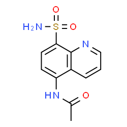 8-Quinolinesulfonamide,5-acetamido- (6CI,7CI)结构式