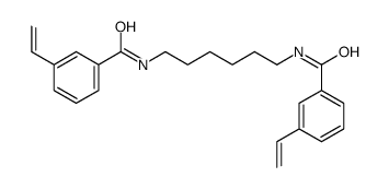 3-ethenyl-N-[6-[(3-ethenylbenzoyl)amino]hexyl]benzamide Structure