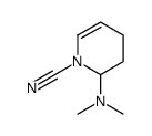 2-(dimethylamino)-3,4-dihydro-2H-pyridine-1-carbonitrile结构式