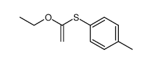 1-ethoxy-1-p-tolylsulfanyl-ethene Structure