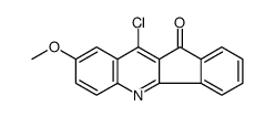 10-chloro-8-methoxyindeno[1,2-b]quinolin-11-one Structure