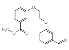 METHYL 3-(2-(3-FORMYLPHENOXY)ETHOXY)BENZOATE结构式