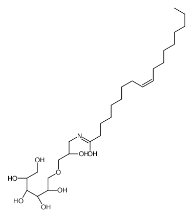 1-O-[2-hydroxy-3-[oleoylamino]propyl]-D-glucitol Structure