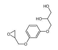 3-[3-(oxiran-2-ylmethoxy)phenoxy]propane-1,2-diol Structure